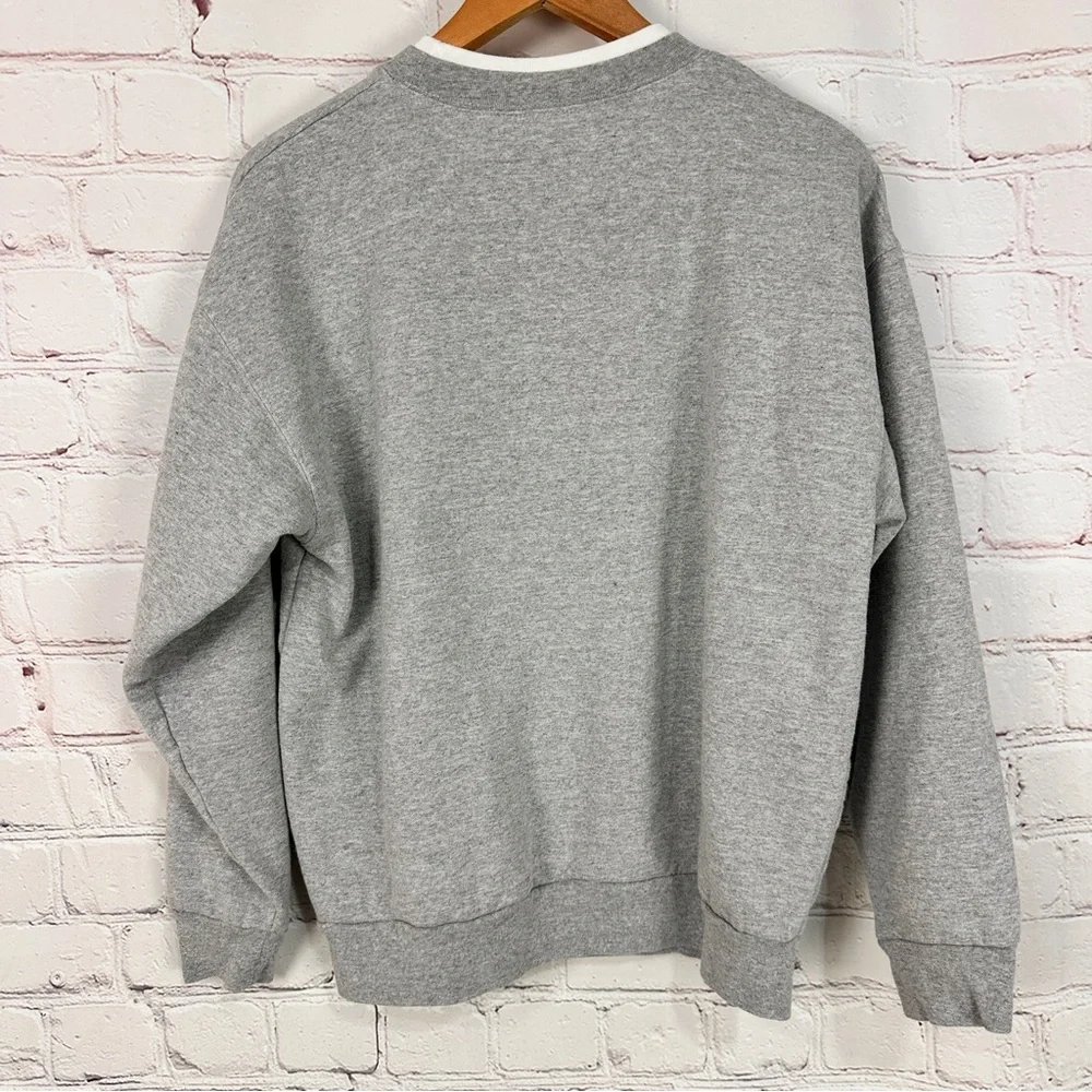 Vintage Gray Christmas Sweater - Picture 2 of 6